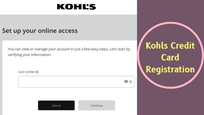 Kohls-Credit-Card-Registration